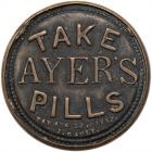 3c Encased Postage, Take Ayer's Pills - 2