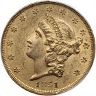 1851 $20 Liberty PCGS MS62