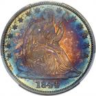 1844 Liberty Seated 50C PCGS MS64