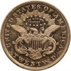 1872 $20 Liberty PCGS MS60 - 2