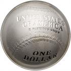 2014-P. $1.00 Silver. Baseball Hall of Fame PCGS PF70 DC*