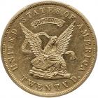 1853 U.S. Assay Office $20 Gold, 900 THOUS