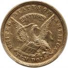 1852 U.S. Assay Office $10 Gold, 884 THOUS