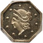 1854 Dollar Octagonal. Liberty Head. Breen and Gillio-508, High Rarity 4