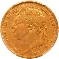 Great Britain. Sovereign, 1823 PCGS VF35