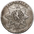 German States: Hesse-Cassel. Taler, 1776-BR Fine - 2