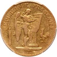 France. 20 Francs, 1848-A (Paris) PCGS VF35