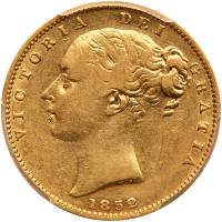 Great Britain. Sovereign,1852 PCGS EF45