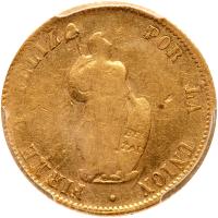 Peru.2 Escudos, 1853-MB (Lima) PCGS VF20