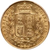 Great Britain. Sovereign,1847 PCGS AU55 - 2