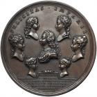 Great Britain. Royal Family Bronze Medal, 1732 About EF - 2