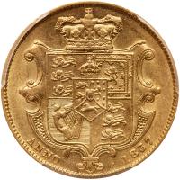 Great Britain. Sovereign, 1837 PCGS AU55 - 2