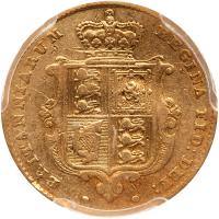 Great Britain. Â½ Sovereign,1842 PCGS Fine - 2