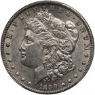 1890-CC Morgan $1. Tail Bar PCGS AU58