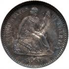 1863 Liberty Seated H10C NGC MS66