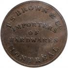 Canada. Halfpenny Token, ND (1832) ANACS AU58