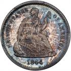 1864 Liberty Seated H10C PCGS Proof 67