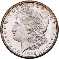 1885-CC Morgan $1 PCGS MS64