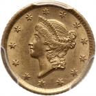 1852-O $1 Gold Liberty PCGS MS63