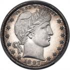 1897 Barber 25C PCGS PF65 CAM