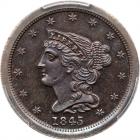 1845 Second Restrike Breen 1-C R6+ PCGS graded Proof-64+ Brown