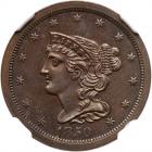 1850 C-1 R2- NGC graded MS65 Brown