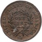 1793 S-9 R2 Wreath Cent with Vine & Bars Edge PCGS AU50, CAC Approved - 2