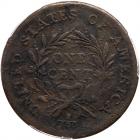 1793 S-9 R2 Wreath Cent with Vine & Bars Edge PCGS VG Detail, Environmental Damage - 2