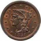 1851 N-38 R1 PCGS graded MS64 Red & Brown, CAC Approved