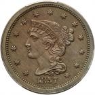 1857 N-3 R5- Small Date PCGS Proof, Unc Detail Environmental Damage