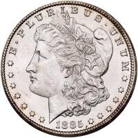 1885-CC Morgan $1 PCGS MS63