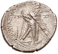 Phoenicia, Tyre. Silver Shekel (14.14 g), ca. 126/5 BC-AD 65/6. Choice VF - 2