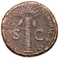 Nerva. Ã Sestertius (27.27 g), AD 96-98 About VF - 2