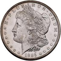 1885-CC Morgan $1 PCGS MS63