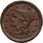 1853 N-19 R1 Repunched Date PCGS graded MS64 Brown