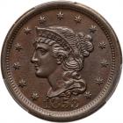 1853 N-23 R4 PCGS graded MS63 Brown, CAC Approved