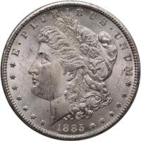 1885-CC Morgan $1 NGC MS63