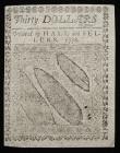 Continental Currency September 26, 1778 $30 VF