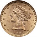 1885-S $5 Liberty NGC MS63