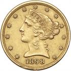 1898-S $5 Liberty