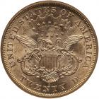 1875-S $20 Liberty NGC AU58 - 2