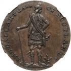 Scotland - Lothian. Halfpenny, 1796 NGC MS63 BR