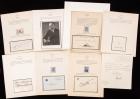 Large Collection of Signatures by European Kings, Queens, Presidents, Prime Ministers, and Other Statesmen