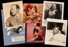 Fine Collection of 30+ Autographs and Signed Photos: Gary Cooper, Bing Crosby, Betty Grable, Charleton Heston