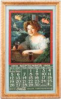 Coca-Cola Rare 1909 "Exhibition Girl" Calendar in Fine Condition