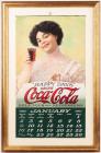 Coca-Cola Rare 1910 "Happy Days" Antique Calendar in Very Fine Condition