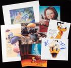 Animation -- Group of Signed Glossy Color Photos Signed by the Voices of the Characters