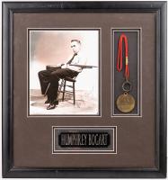 Humphrey Bogart: Personalized Dressing Room Key in Shadow Box Presentation