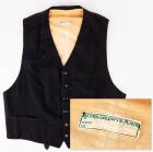 Clark Gable: Metro-Goldwyn-Mayer Wardrobe, Wool Vest Tagged "Clark Gable" with Production Number