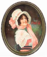 Coca-Cola Tray: Large Oval "Betty" Tray, 1914